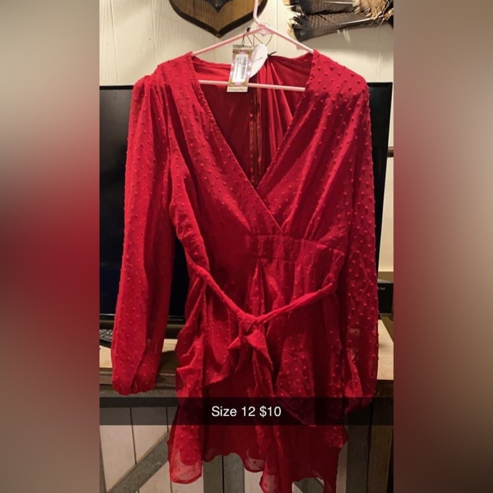 Red dress